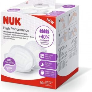 NUK High Performance Disposable Breast Pads, 30 Count