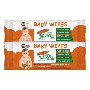Palmer’s Baby Wipes Twin Pack 80Pcs