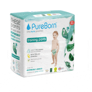 Pureborn 28 pcs Diaper Training Pants Size 7 (>17 kg)