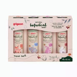 Pigeon 4-Piece Natural Botanical Baby Bath Travel Set