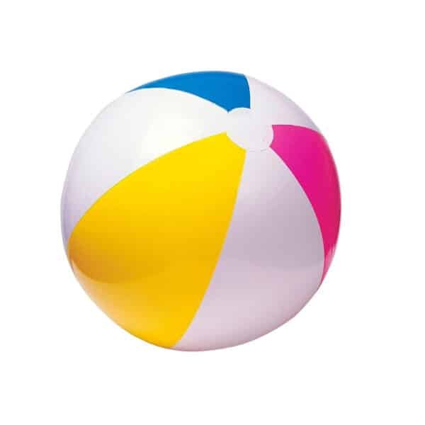 Intex 24 Inch Glossy Beach Ball 59030, Multi Colour