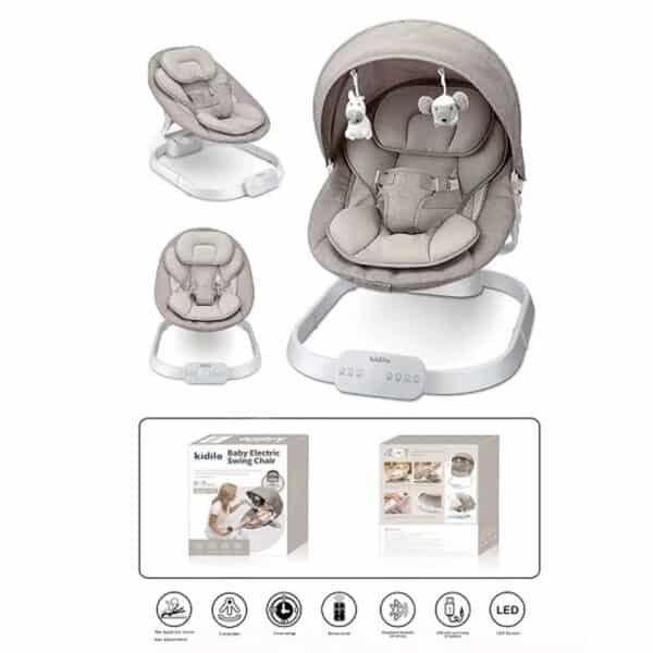 Kidilo Babay Electric Swing Chair 501 (Multi-Colour) - Image 2