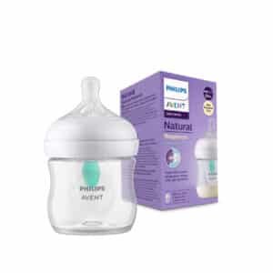 Philips Avent Natural Glass Baby Bottle 240ml,1M+,SCY933/01