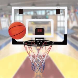 Over The Door Basketball Hoop with Electronic Scorer and Sound