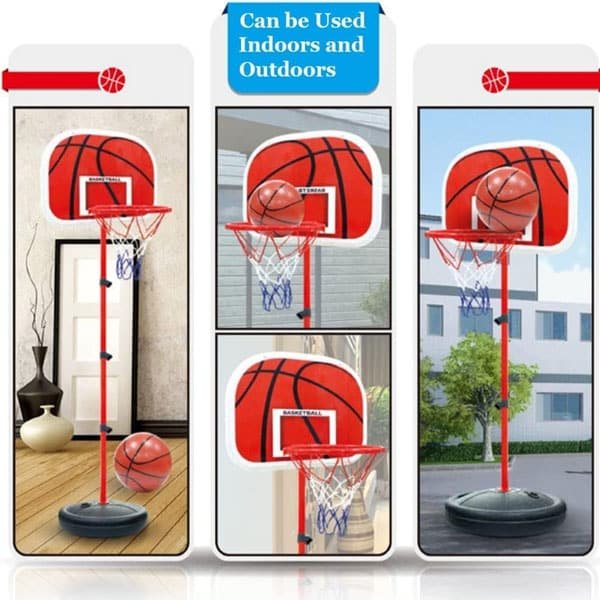 Hong Deng Sport Junior Basketball Set with Stand - Image 2