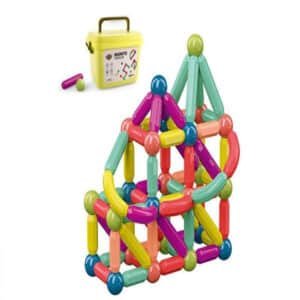 84PCS Magnetic Building Blocks for Kids Ages 4-8 - Educational Construction Toy Set