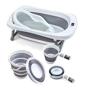 Toimoys 3 in 1 Foldable Baby Bath Tub
