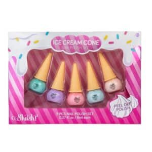 Shush! Ice Cream Cone 5 Pcs Nail Polish Set