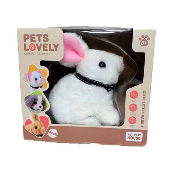 Play House Electric Rabbit Pets Toy With Lights & Sounds