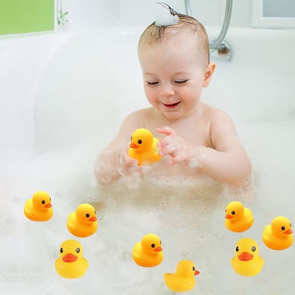12Pcs Yellow Rubber Ducks