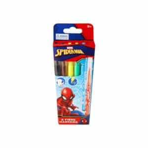 Marvel Spider-Man 6 Pcs Fibre Markers