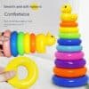 Stacking Rainbow Tower 12 Ring - Image 2