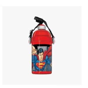 Mattel DC Superman Kids Water Bottle 500mL, Red