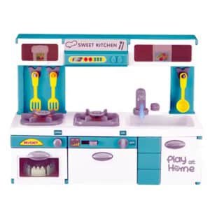 Play Mini Kitchen Appliances Doll House with Kitchen Set  3+