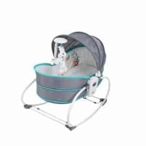 Mastela 5-in-1 Bassinet & Rocker for Newborn – Multi-Colour, 6037