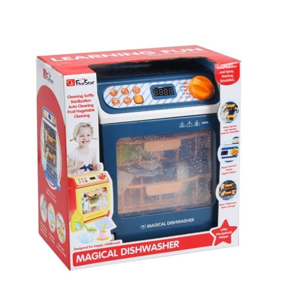 Mini Dish Washing Machine Toys with Light & Sound - الصورة 2