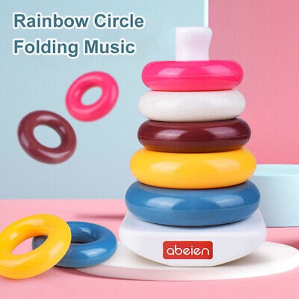 Montessori Toy Baby Spinning Toy Color Cognition Interactive for Babies Toddlers