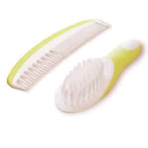 Moon Ergonomic Infant Brush Comb Set Grooming Set