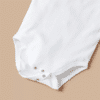 DNA 100% Cotton Sleeveless Bodysuit for Babies (White) - Image 3