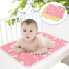 Baby Plastic Diapering Changing Pad Pink Multi-Design 50 X 70cm - Image 3