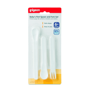 Pigeon First Spoon& Fork Set 6+
