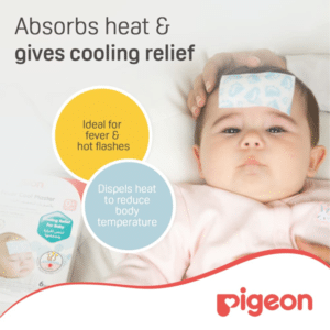 Pigeon Fever Cool Forehead Plaster | Soothing Relief for Babies & Kids