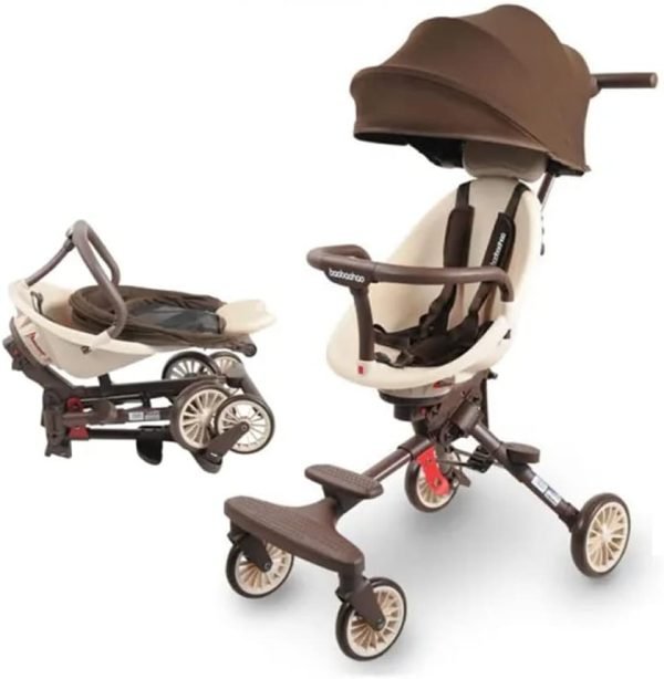 Travel System 360° Rotation Lightweight Baby Stroller - Image 4