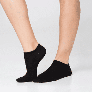 London Cotton Rich Black Soft Socks 5 Pack,( 10-13Yrs)