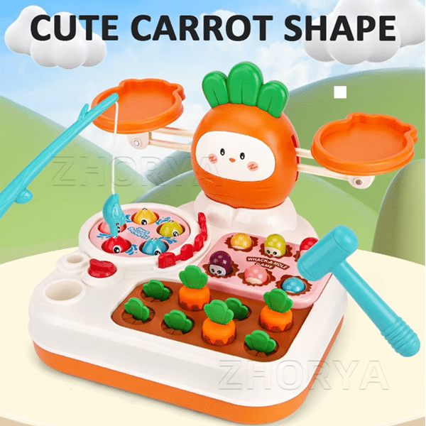 '-in-1 Balance Scale  With Cute Carrot Shape