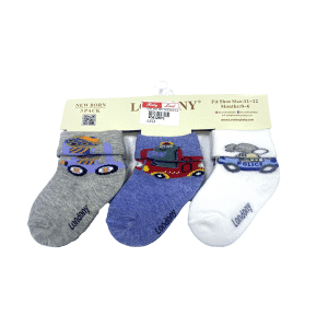 Londony Newborn Fit Shoes Size 11-12 (0-6 Months) – 3PCS Set