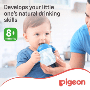 Pigeon MagMag Straw Cup Step 3, Leak-Proof, Spill-Proof, BPA-Free