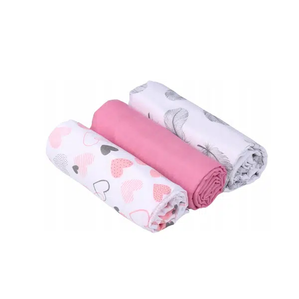 Baby Muslin Cloths 3 Pack Set For Newborn