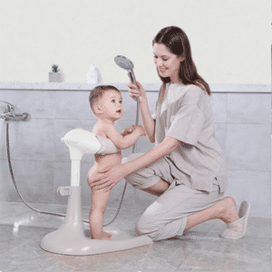 Baby Hug Bath Tower for Toddlers, 6-18 Months, Stand-Up Support, Shower Chair, Adjustable, Safe Design