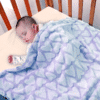Good Baby Quality Soft & Thick Layer Blanket Multi-Design & Colour 137 X 110cm (1Pcs)