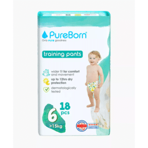Pureborn 18Pcs Training Pant Diapers Size- 6 (>15KG)