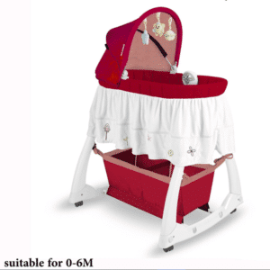 3 in 1 Baby Cradle Bed With Music For 0-6 Month