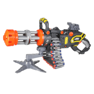 Gatling Gun Soft Bullet Blaster – Electric Series Toy Gun for Kids