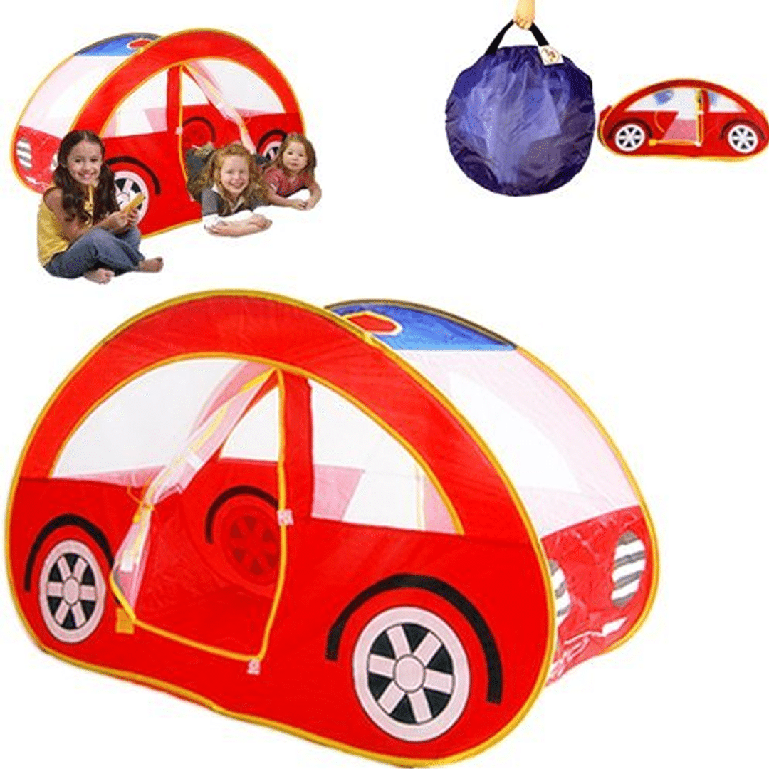Toy Park Car Pop Up Ball Pool Tent for Kids With Balls and Storage Bag - الصورة 2