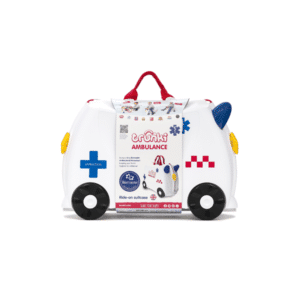 Trunki Children's Ride-On Suitcase & Kid's Hand Luggage Abbie Ambulance (White)