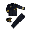 Pilot Costume for Boys (10-11 Years) | Airplane Captain Fancy Dress - Image 2