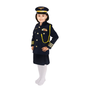 Pilot Skirt Costume for Girls (2-3 Years) | Toddler Aviator Dress-Up Outfit