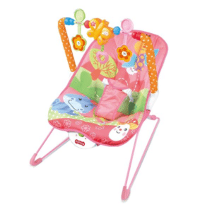 Tiibaby Cartoon Deluxe Bouncer Pink (11kg Max Support)