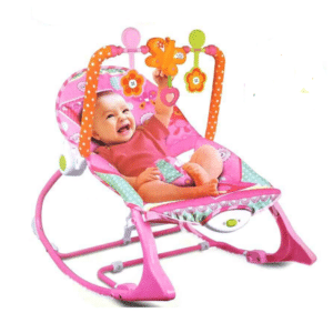 Tiibaby Baby Rocker with Vibration & Music Pink