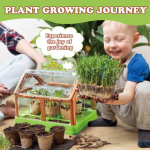 Plant Growing Kit with Drip Irrigation System for Kids
