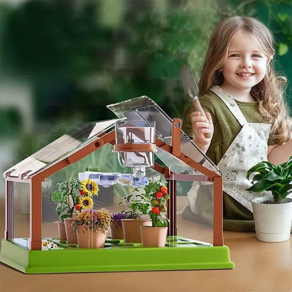 Plant Growing Kit with Drip Irrigation System for Kids - Image 5