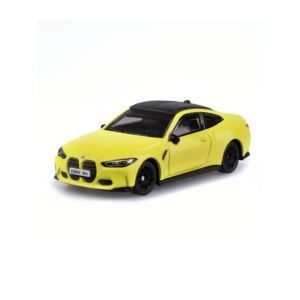 BMW M4 Diecast Model Car - 1:64 Scale, Purple/Yellow