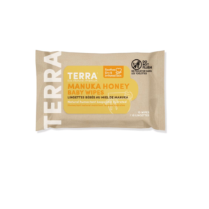 Terra Gentle Baby Wipes With Honey Extract - 10 Pcs