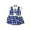 Toffyhouse Check Cotton Frock for Baby Girls