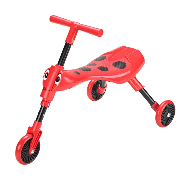 Kids Scuttle Bug Type Folding Trike Toy (Multi-Colour/Design) - Image 2