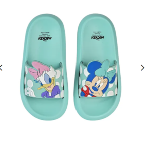 Mickey & Friends Girls’ Non-Slip Slider Slippers (25-30)